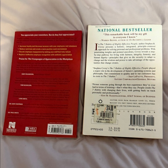 Set of 2 Books THE 7 Habits of HIGHLY EFFECTIVE / 5 Languages of appreciation - Picture 2 of 4